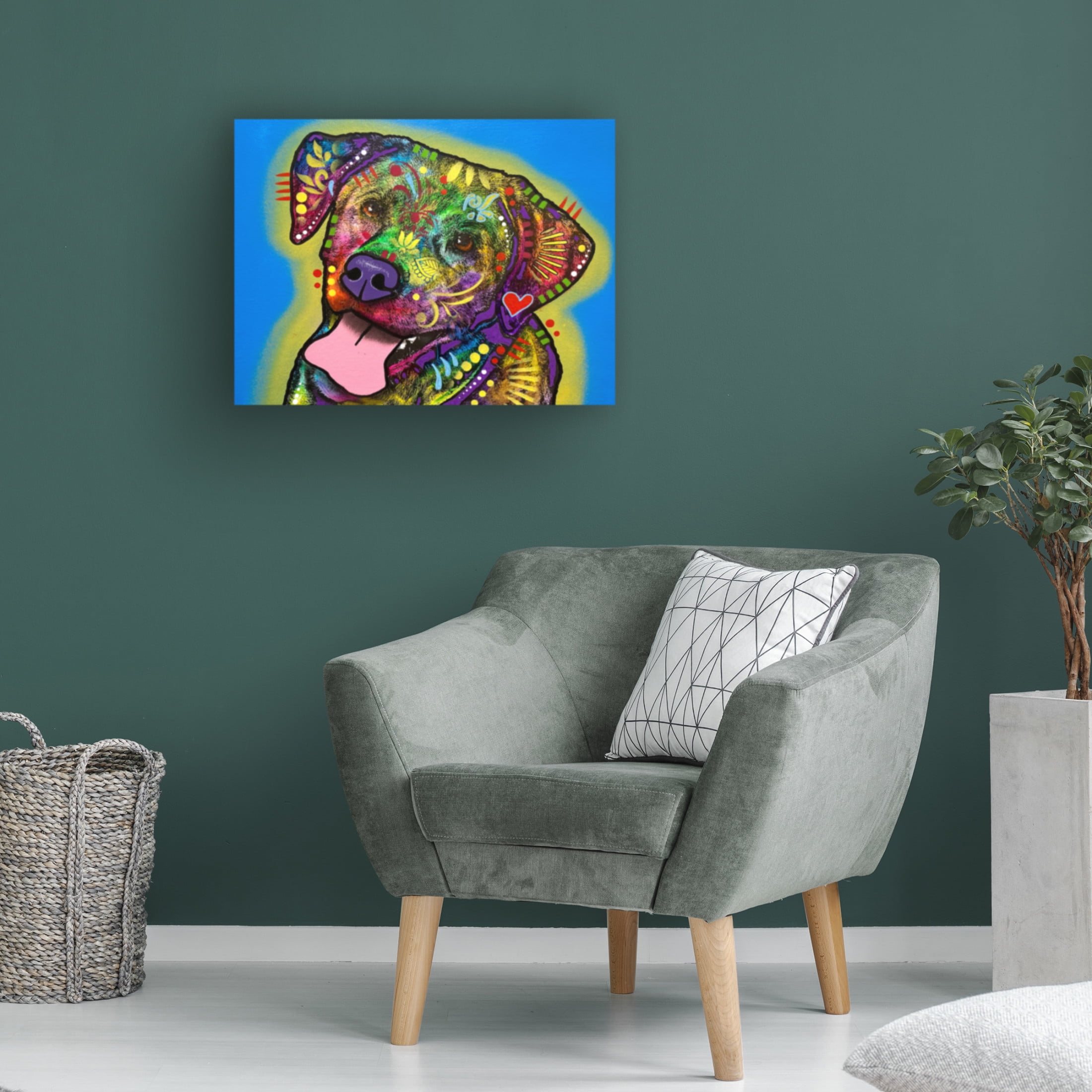 Canvas Wall Art - Dean Russo 'You Just Say The Word' Wall Art for Living Room, Bedroom, or Office Décor by Trademark Fine Art - 24 x 18 Inches