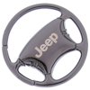 Jeep Keychain & Keyring - Black Steering Wheel