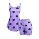 thumbnail image 1 of Conjunto Pijama de Talla Extra con Estampado de Corazón y Shorts Rosegal  Pijamas y Batas Tallas Grandes, 1 of 5