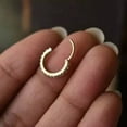 thumbnail image 3 of 0.20 Ct Round Lab Created Diamond Nose Piercing Pin Ring 14k Yellow Gold Plated, 3 of 3
