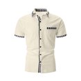 thumbnail image 4 of T-Shirt for Men Mens Black Button Down Shirt Shirt Men Cotton Shirts Men 2026, 4 of 7
