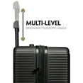thumbnail image 5 of ELLE Passage 3 Piece Expandable Retro Spinner Luggage Set | Black, 5 of 5