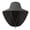 Dark Gray, variant on Waterproof Wide Brim Fishing Hat with Neck Flap Breathable Outdoor Sun Protection Cap for Hiking Dark Gray