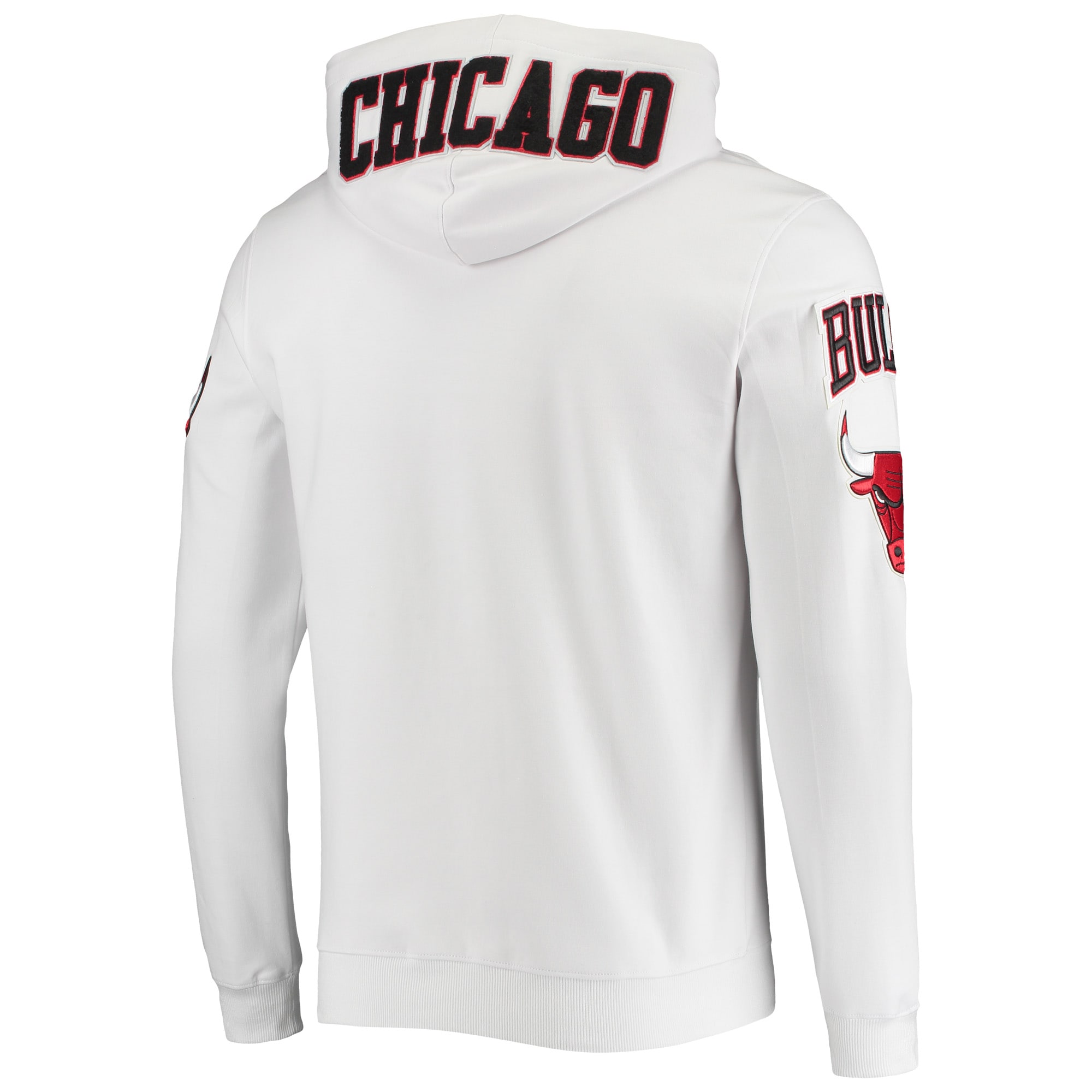 chicago bulls white hoodie