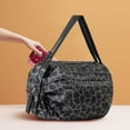 thumbnail image 4 of Bolsa plegable de la compra: bolsa de compra reutilizable de gran capacidad con correa al hombro, nylon resistente a desgarros, portátil y compacta para viajes y supermercados, 4 of 6