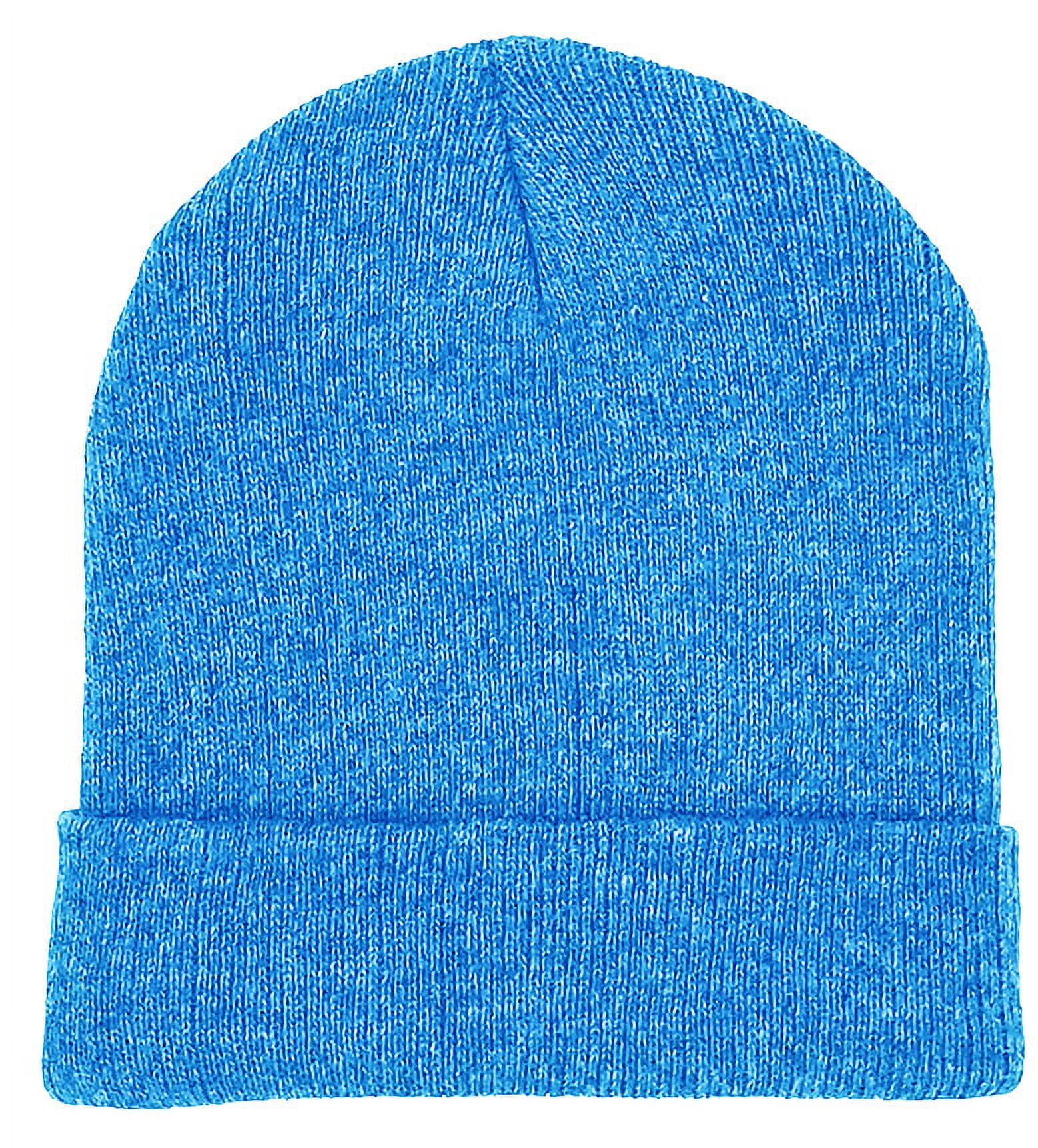48 Pack Winter Beanies, Bulk Cold Weather Warm Knit Skull 