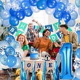 thumbnail image 5 of Baby First Birthday Party Decorations Set Printed Blue Balloons Happy Birthday Banner Flags Balloon Kit for 1st Year Celebration Supplies, 5 of 6