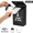 Black, variant on Metal Donation Box Wall Mounted Mailbox with Top Slot, Collection Box with Key Lock, Steel Cash Drop Box for Home Office and Business
