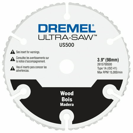 Dremel US500-01 4” Carbide Wood Cutting Wheel (Best Dremel Cutting Wheel)