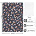 thumbnail image 2 of 6 Pcs Pioneer Flower Floral Print Pattern Funny Kitchen Towels, Microfiber Dish Towels, Kitchen Tea Towels Set 18" X 26", 2 of 6