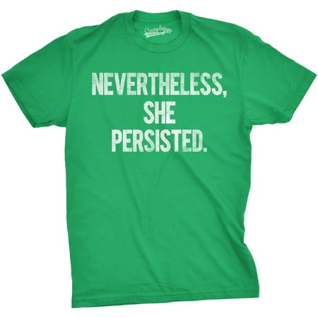 Navy Womens Mens Water - Nevertheless She Persisted Funny Political Congress Senate T shirt