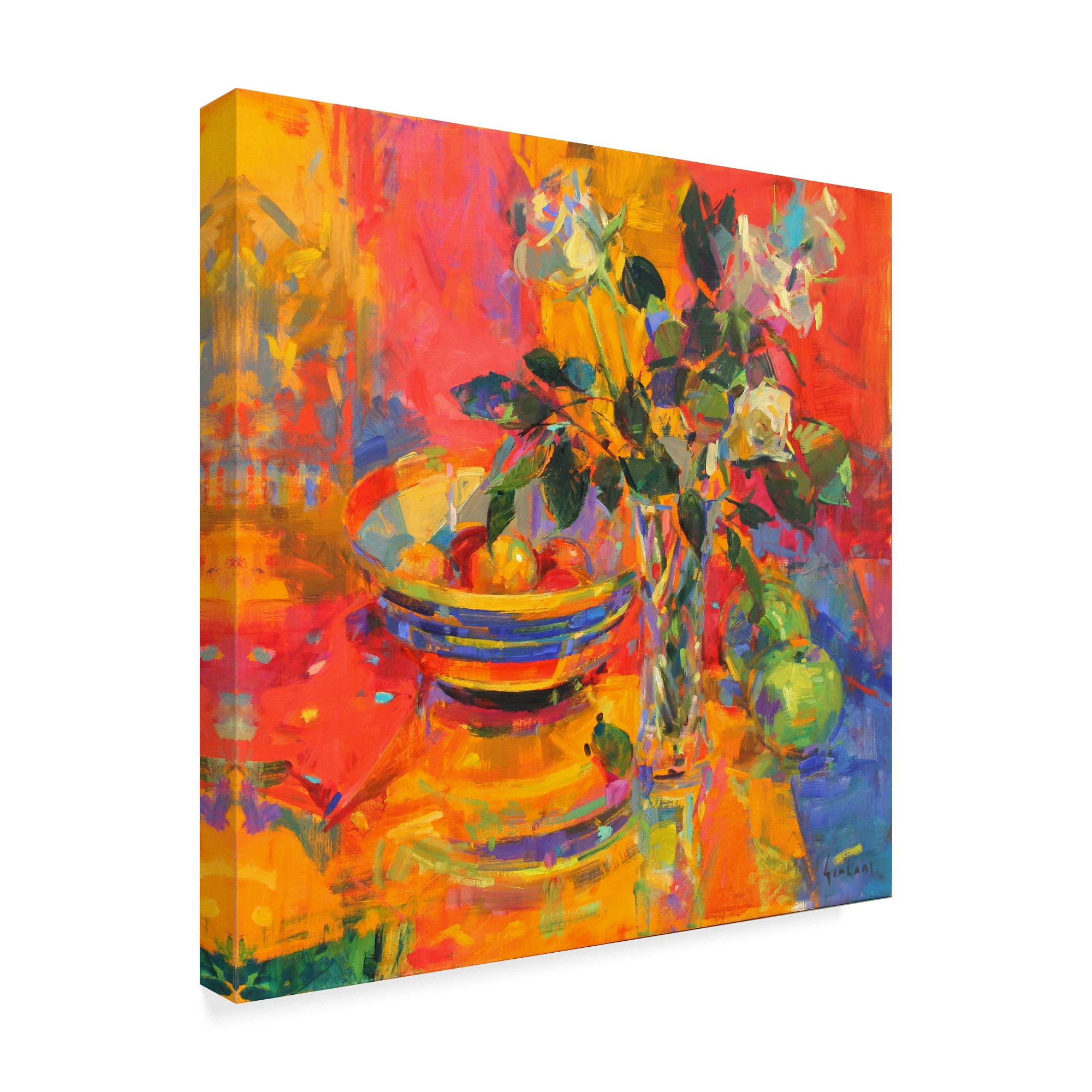 Trademark Fine Art 'Still Life with Clarice Cliff Bowl' Canvas Art by Peter Graham