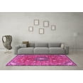 thumbnail image 3 of Ahgly Company Indoor Rectangle Medallion Pink Traditional Area Rugs, 8' x 10', 3 of 4