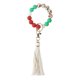thumbnail image 2 of Llavero de silicona estilo navideño, llavero de pulsera, llavero moderno para coche, juego en blanco de 2, 2 of 5