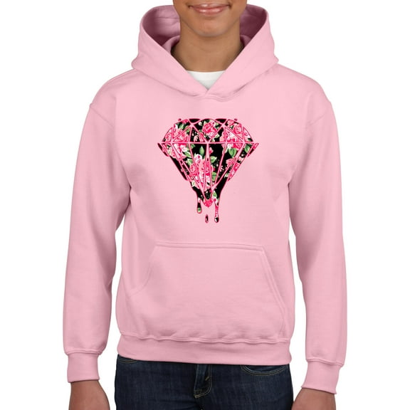 IWPF - Big Girls Hoodies and Sweatshirts - Diamond