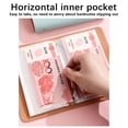 thumbnail image 5 of 100 Envelope Savings Challenge Binder, Money Saving Binder with Cash Envelopes, A6 Size Storage Book Cash Saving Book, Pink, 5 of 7