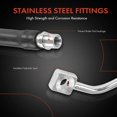 thumbnail image 4 of A-Premium Rear Passenger Brake Hydraulic Hose Compatible with Select Buick Models - Encore 2013, 1.4L - Replace# 95083149, 4 of 8