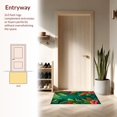 thumbnail image 3 of ODIKA 4'x6' Machine Washable Non-Slip Area Rug, Exotic Jingle Jungle Tropical Leafy Artistic High Traffic Rug, Green, 281806, 3 of 5