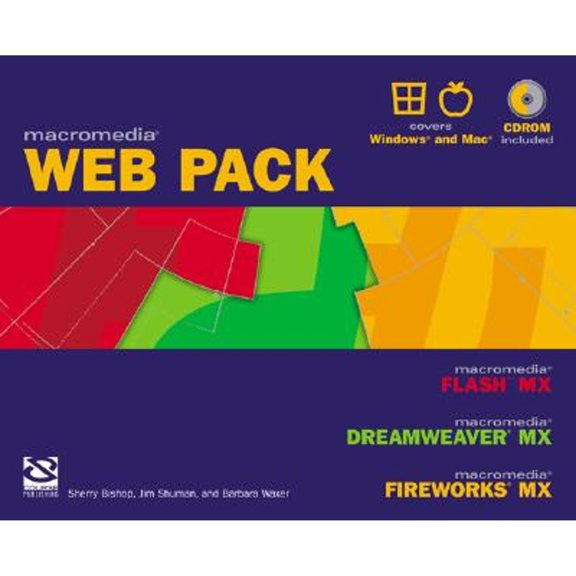 Pre-Owned Macromedia Web Pack: Flash MX, Dreamweaver MX, and Fireworks MX (Paperback) 1592000533 9781592000531