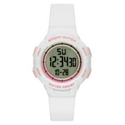 Time and Tru Women's White Digital Sport Wristwatch (FMDOTT086)