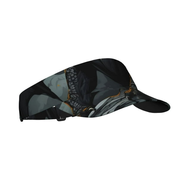 Balery Full Moon Black Dragon Gorra deportiva con visera ajustable para mujer y hombre (talla única)