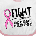 thumbnail image 4 of Inktastic Fight Breast Cancer Pink Ribbon Boys or Girls Baby Bib, 4 of 4