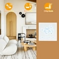 thumbnail image 2 of Riwcyla HY610,WIFI Smart Heating Thermostat Digital Temperature Controller Mobile Phone APP Control Touchscreen LCD Display Weekly Programmable Thermostat ,freeze for Home School Office Hotel Smart, 2 of 6
