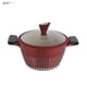 thumbnail image 3 of Batería de cocina Kochstelle Luxury Rojo Antiadherente Marmol 9 piezas  BT001900-Red Kochstelle Moderno, 3 of 10