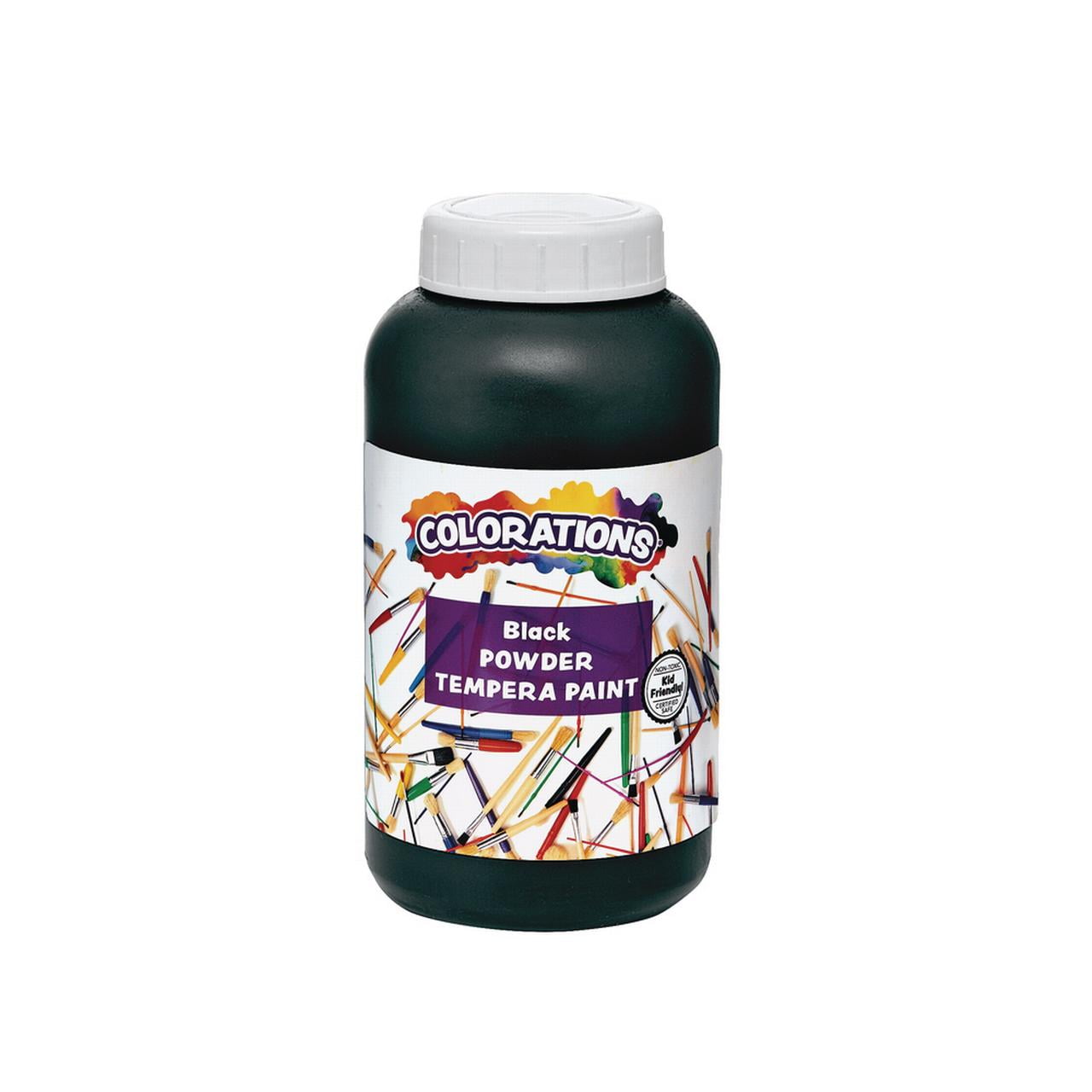 Colorations Powder Tempera, Black 1 lb. (Item CPTBK)