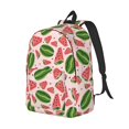 thumbnail image 2 of Balery Watermelon Vintage Canvas Backpack for Men and Women - Large Capacity, Durable Travel Laptop Bag for School, Work, Hiking, and Outdoor Activities, 2 of 7