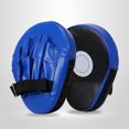 thumbnail image 2 of Boxing Pads Focus Mitts, Curved Hook and Jab Target Hand Pads, Great for MMA, Muay Thai, Kickboxing, Martial Arts, Karate Training, Padded Punching, Coaching Strike Shield (Black Blue), 2 of 9