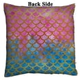 thumbnail image 2 of ABPHQTO Mermaid Scales Fish Scales Bright Summer Reptilian Scales Reversible Mermaid Sequin Pillow Case Home Decor Cushion Cover 18x18 Inch, 2 of 2