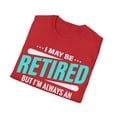 thumbnail image 4 of Retired Elevator Mechanic Elevator Tech Unisex Softstyle T-Shirt, 4 of 4