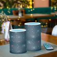 thumbnail image 3 of Yayeee Flameless Candles with Remote Flickering Battery Operated Multi Color Changing, Starry Night Pattern, 3 of 7