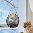 thumbnail image 4 of Personalized Bald Eagle Suncatcher Stained Glass, Bald Eagle Stained Glass Window Hanging Bald Eagle Sun Catchers Indoor Window Décor ZPTpdM, 4 of 5