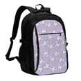 thumbnail image 1 of Easygdp Swan With Stars Mochila para Laptop de Viaje con Puerto USB, Mochila para Laptop con Puerto de Carga USB para Mujeres y Hombres, 1 of 7