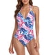 thumbnail image 2 of Traje de baño con cuello halter, traje de baño de una pieza para mujer, traje de baño de una pieza, traje de baño sin espalda, rendimiento probado, 2 of 6