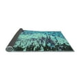 thumbnail image 2 of Ahgly Company Indoor Rectangle Abstract Light Blue Modern Area Rugs, 7' x 10', 2 of 4
