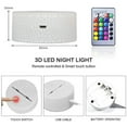 thumbnail image 3 of Lampao Unicorn Night Light for Kid, 3D Illusions Table Night Lamp, 16 Colors Changing, Ideal Gifts for Children Girls (Unicorn 5), 3 of 4
