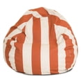 thumbnail image 2 of Majestic Home Goods Vertical Stripe Large Classic Bean Bag Chair, Multiple Colors, 2 of 5