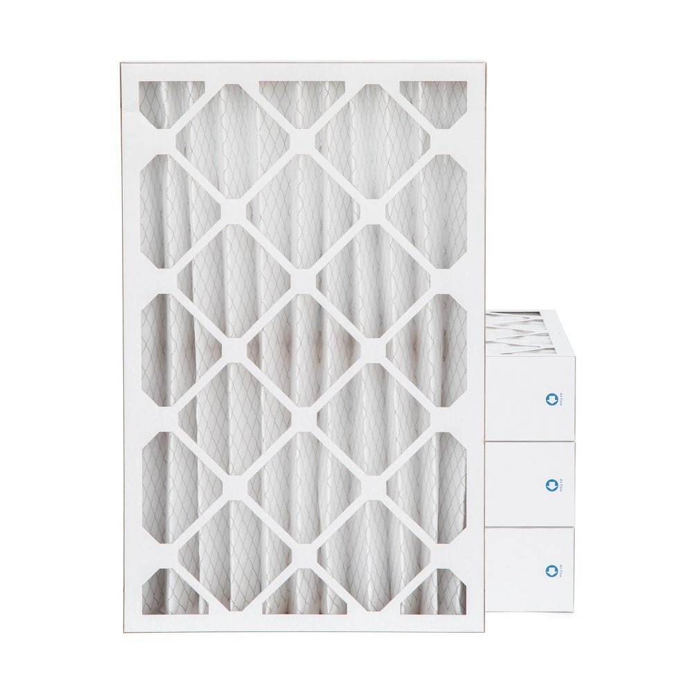 Actual Depth: 3-3/4" 2 Pack 18x24x4 MERV 11 Pleated AC Furnace Air Filters 