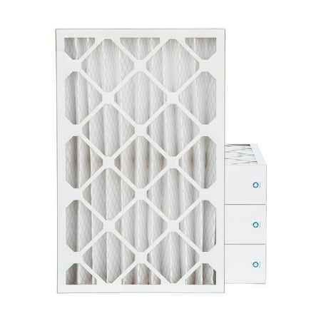 

16x20x4 MERV 8 Pleated AC Furnace Air Filters. 4 Pack (Actual Depth: 3-3/4 )