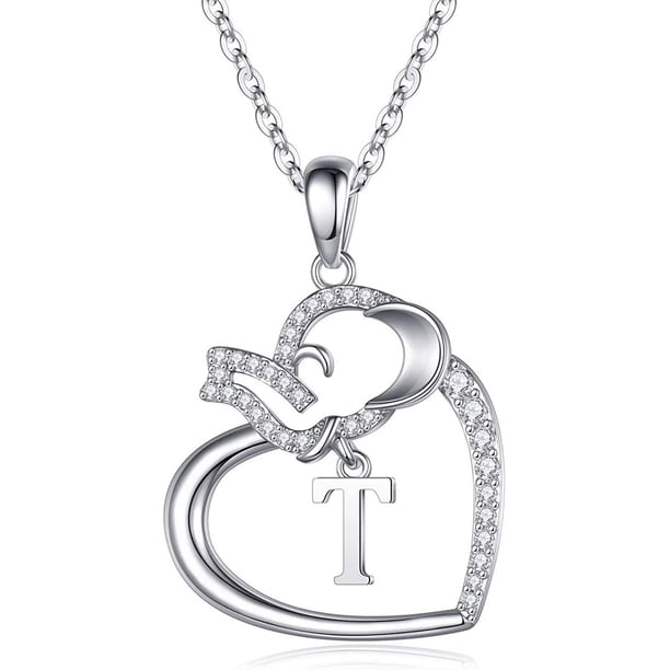 Fiudx Collar In Colgante Corazon de Buena Suerte para Mujer