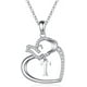 thumbnail image 2 of Xihbxyly Collar con Colgante de Corazón de Buena Suerte para Mujer, 2 of 3