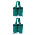 thumbnail image 2 of Matsuzay Bolsa de dulces reutilizable portátil Media Santa Pantalones Bolsa Cesta Asa colgante Navidad Año Nuevo Festival Fiesta Verde M Type2 NO2, 2 of 6