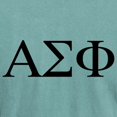 thumbnail image 3 of CafePress - Alpha Sigma Phi Greek Letters Black T Shirt - Mens Comfort Colors Shirt, 3 of 5