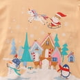 thumbnail image 3 of GYRATEDREAM Toddler Boys Girls Sweatshirt Christmas Sweater Shirt Kids Santa Claus Reindeer Pullover Long Sleeve Xmas Top for 3Y Yellow, 3 of 9