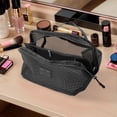 thumbnail image 5 of Unique Bargains 1 Pc Mesh Multifunctional Portable Makeup Bag Black Polyester, 5 of 6