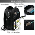 thumbnail image 4 of Vsdgher Lavender Flowers Print Travel Laptop Backpack, Laptops Backpack with USB Charging Port, Water Resistant Computer Bag Gift for Men & Women, 4 of 7
