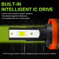 thumbnail image 1 of Universal Car Lights 6000lm High Brightness Practical Cyan Lemon Light Portable Car Led Headlights Car Accessories Durable H118000K6000LM He Qiyong unisex, 1 of 1